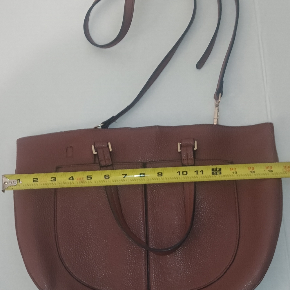 Elegant Brown Leather Women's Bag